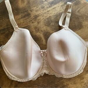 Fantasie Rebecca Lace Bow Nude Sand Bra Size 32H